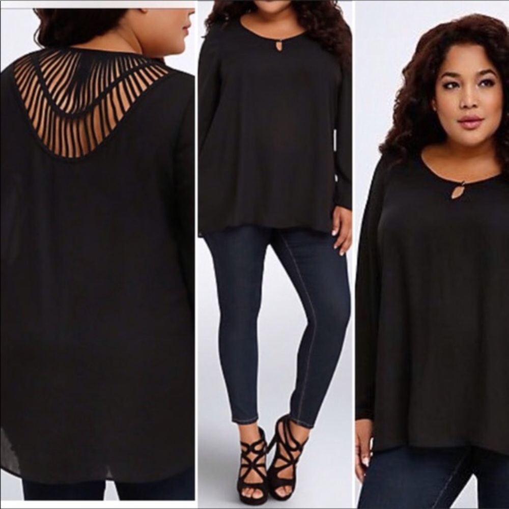 Torrid Cage Back Top